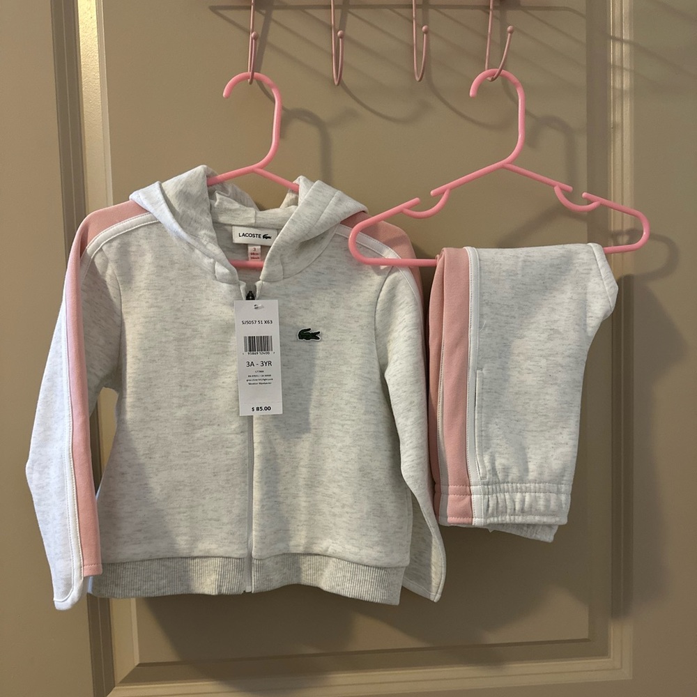 Brand NEW Children LACOSTE SWEATSUIT